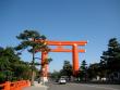Torii gate to the Heian Shrine