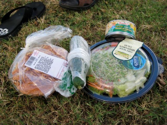 mmm dinner.. canned chicken