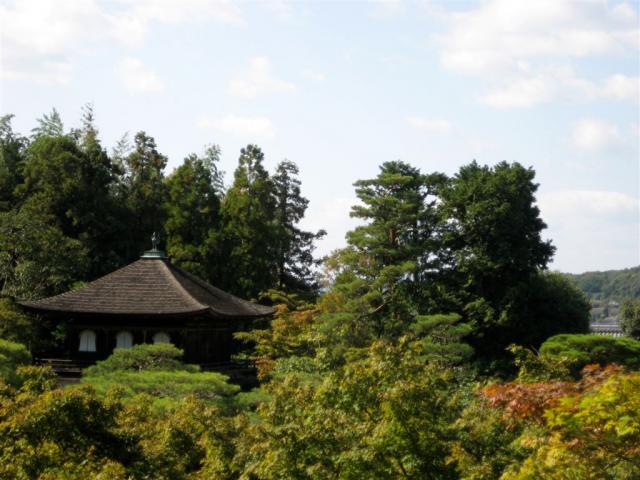 Top of Ginkakuji Temple (Silver Pavilion)