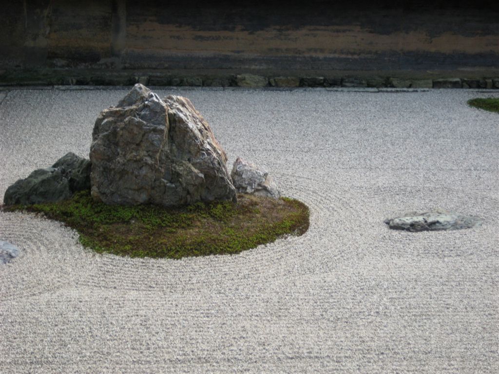 Famous Zen garden in residence