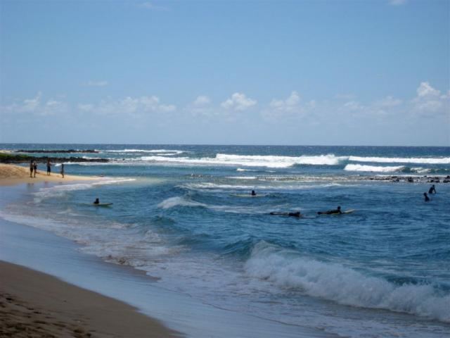 Sheraton Beach for a surf lesson!