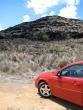 Bumpy dirt road adventure...  Trying to find a secluded beach, but gave up.