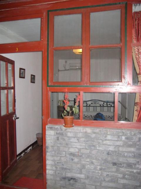 Our room from outside