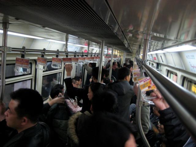 Crazy busy subwayp