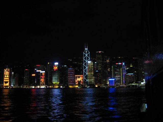 Hong Kong city from the ferry