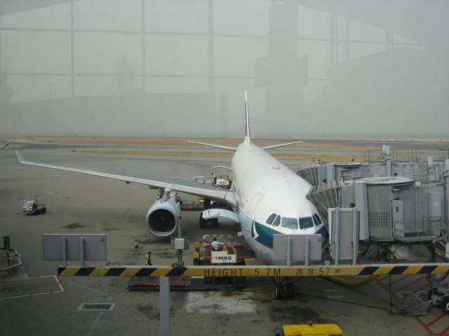Our plane to Taiwan!