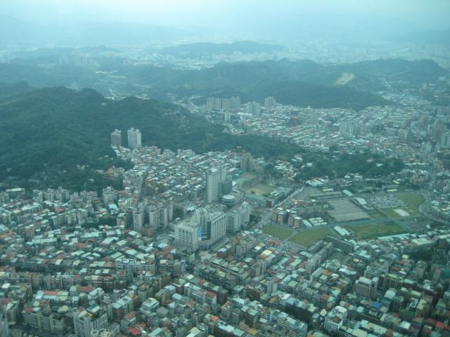 View from Taipei 101 - Southwestern Hills