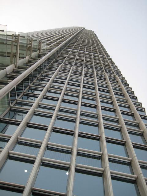 Looking back up at the Two IFC Building