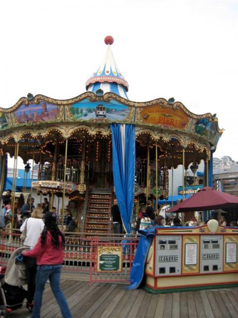 Even has a merry-go-round