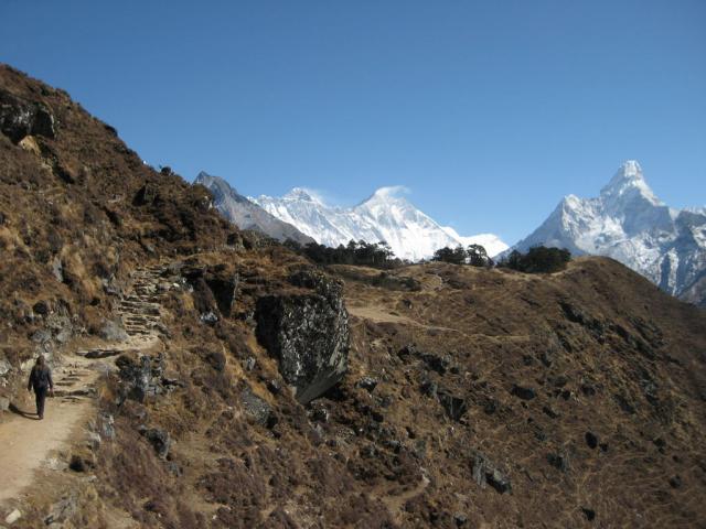 The path to Everest View