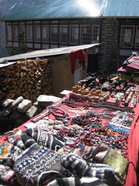 Crafts for sale in some towns