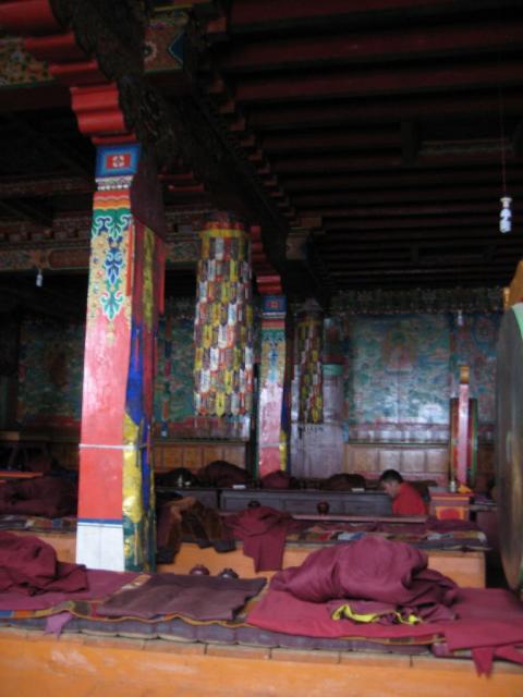 Prayer in the monastery