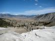 View from the top of Mammoth Hot Springs