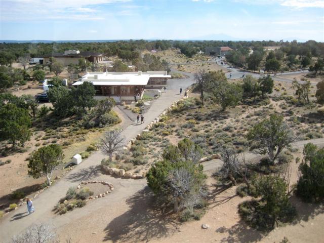 View back towards the Desert View village