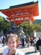Nicole and Gateway to the Kiyomizu Temple