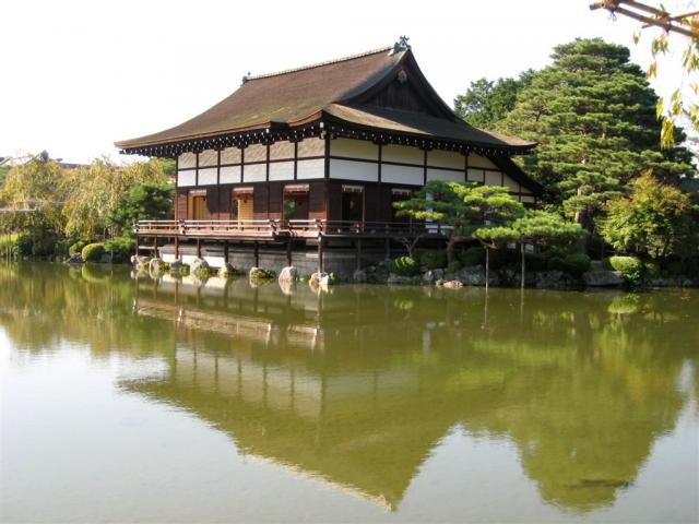 Nice building by the pond