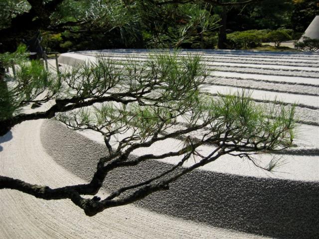 Unique Garden at Ginkakuji Temple (Silver Pavilion)