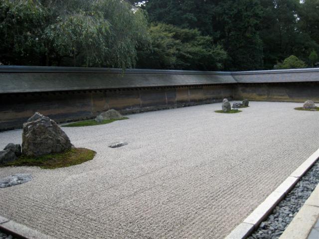 Famous Zen garden in residence