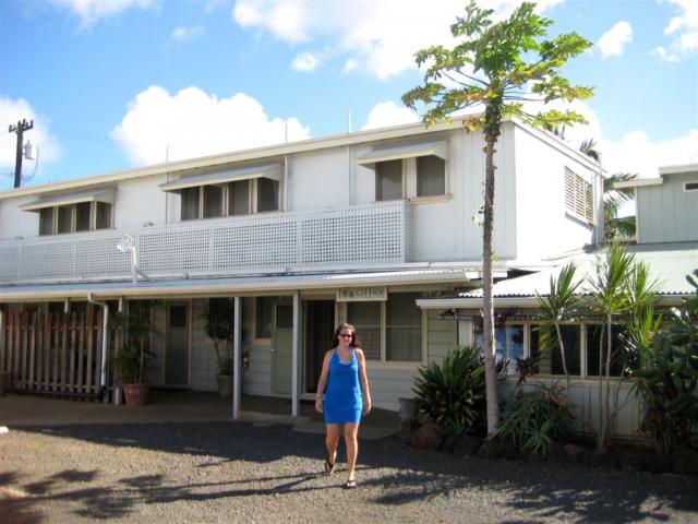 The hotel in Lihue.